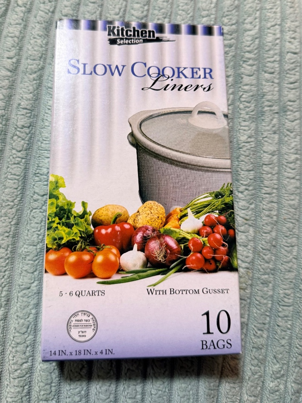 Kitchen Selection Slow Cooker Liners 20 Bags 5-6 Qt Set of 2 Packs